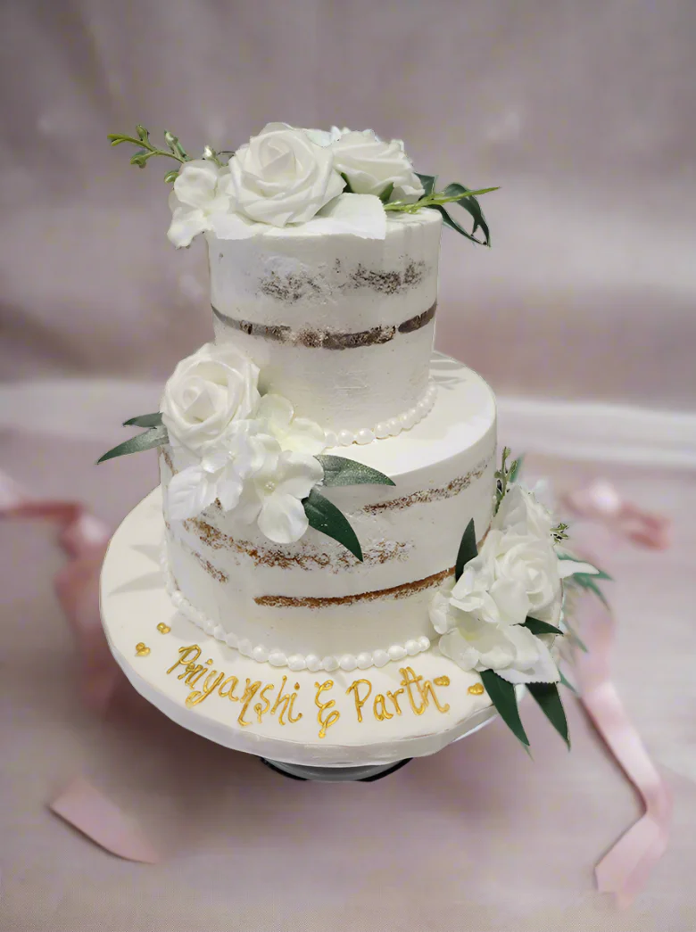 P & P Naked Flower Cake - Image 4