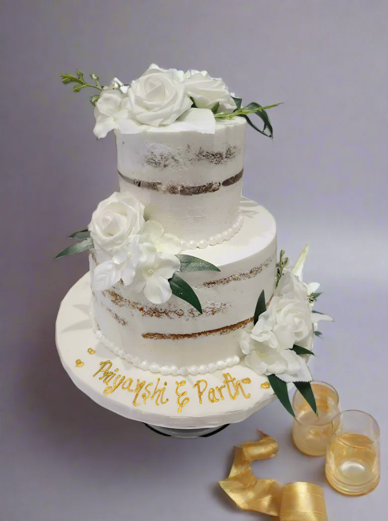 P & P Naked Flower Cake - Image 5