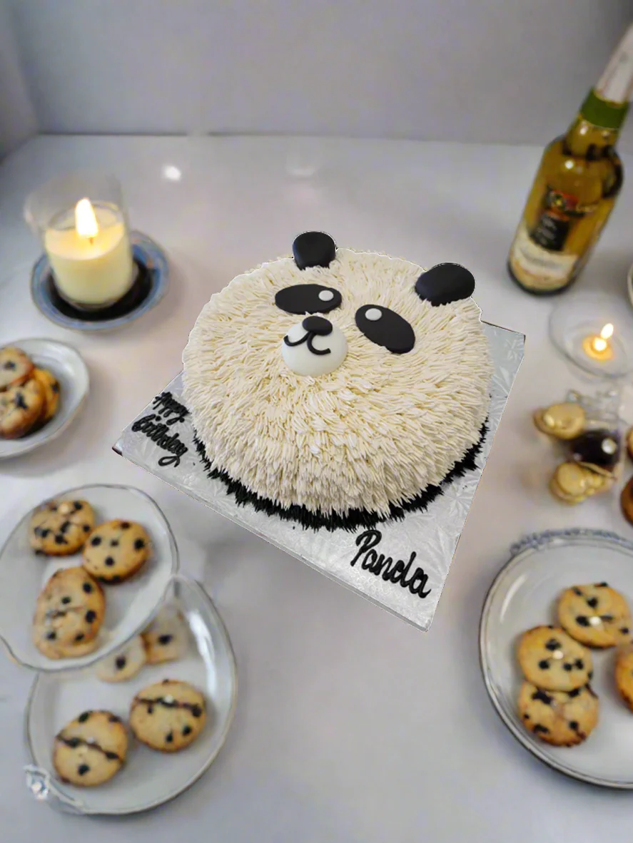 Panda Cream Cake - Image 3