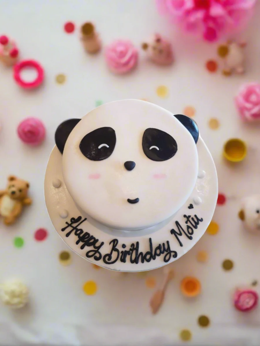 Panda Fondant Cake - Image 2