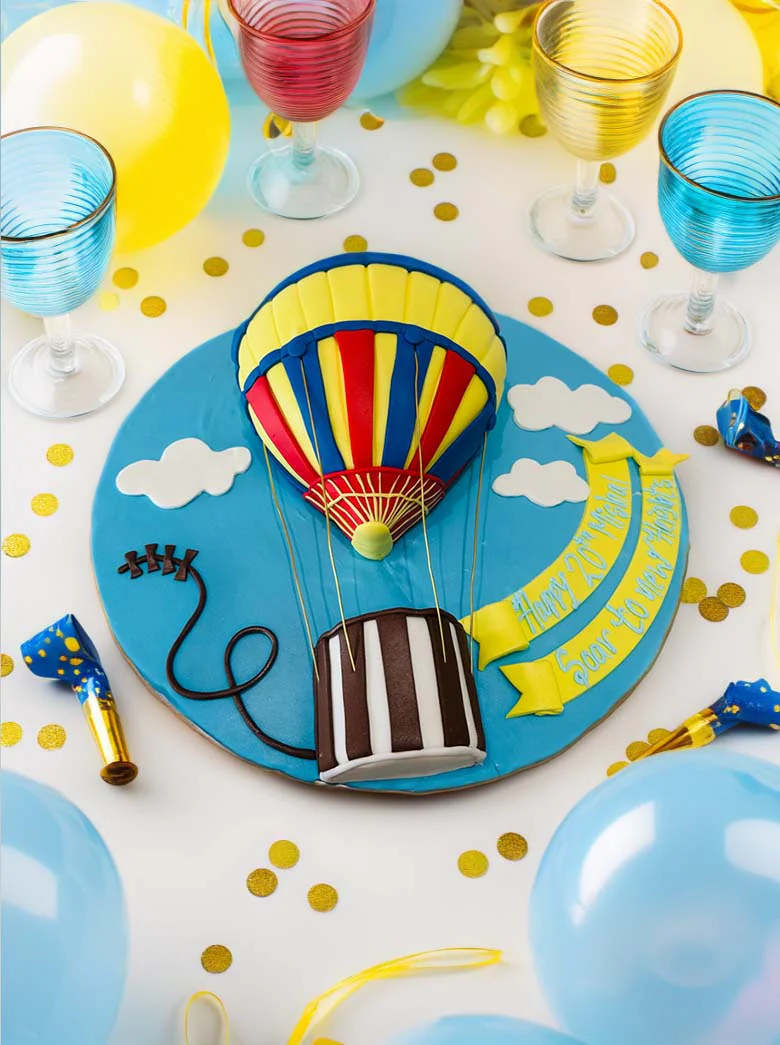 Parachute Molded Fondant Cake - Image 2