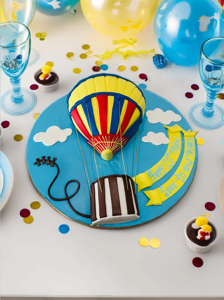 Parachute Molded Fondant Cake - Image 4