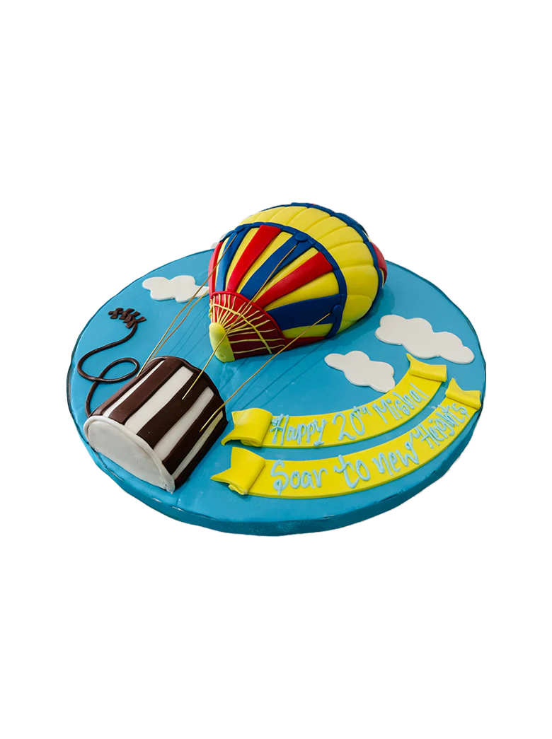 Parachute Molded Fondant Cake - Image 5