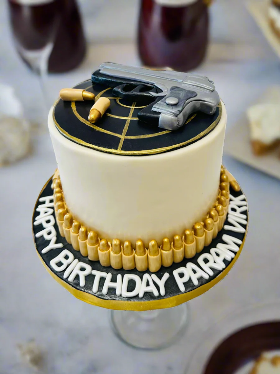 Param Gun Fondant Cake - Image 2