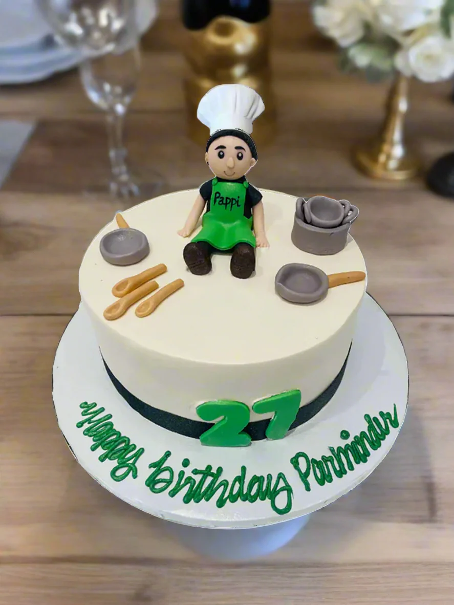 Parminder Chef Cream Cake - Image 3