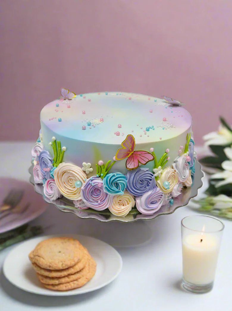 Pastel Garden Cake - Image 3