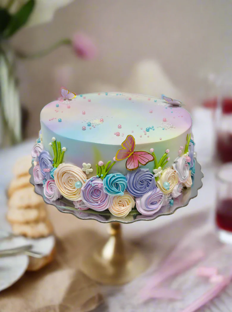 Pastel Garden Cake - Image 4