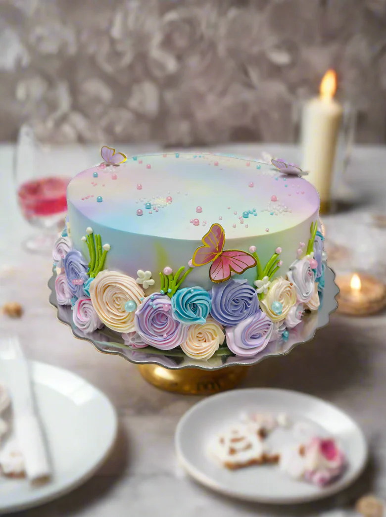 Pastel Garden Cake - Image 5