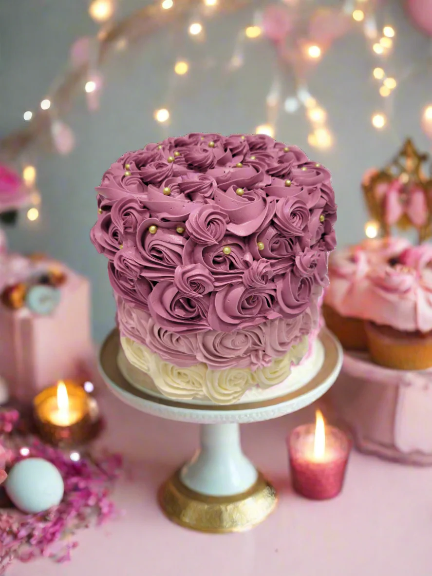Patricia Rosette Smash Cake - Image 2