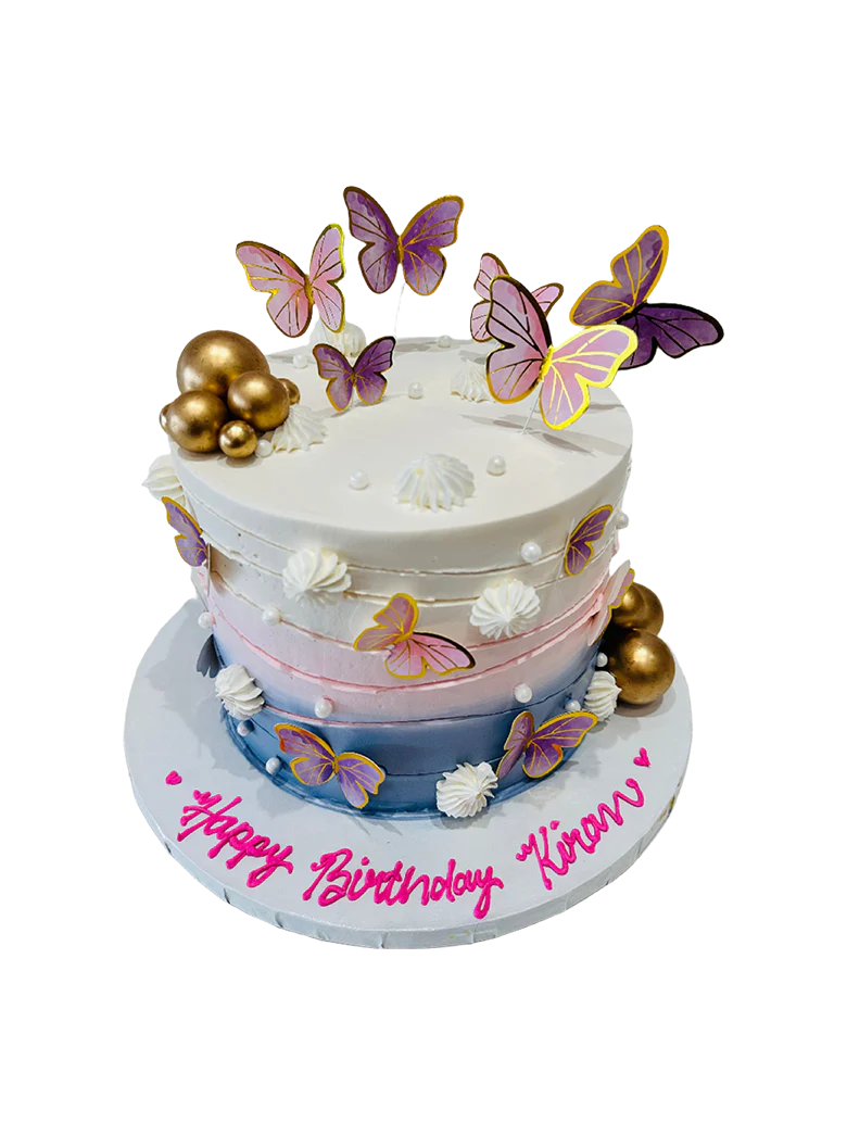 Paula Butterfly Cream Cake
