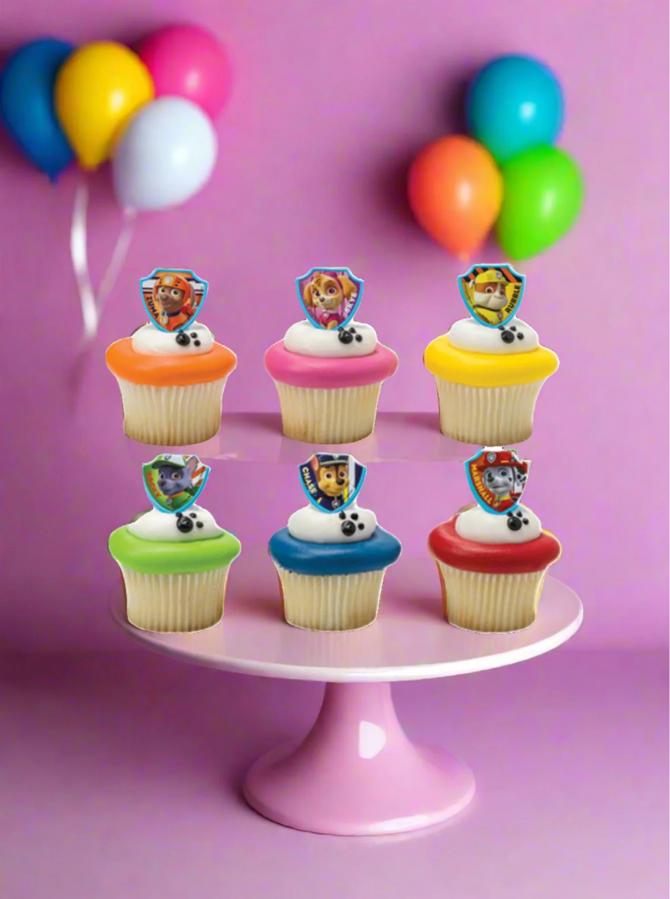 PAW Patrol Ruff Ruff Rescue Cupcakes - (Pack of 6) - Image 2