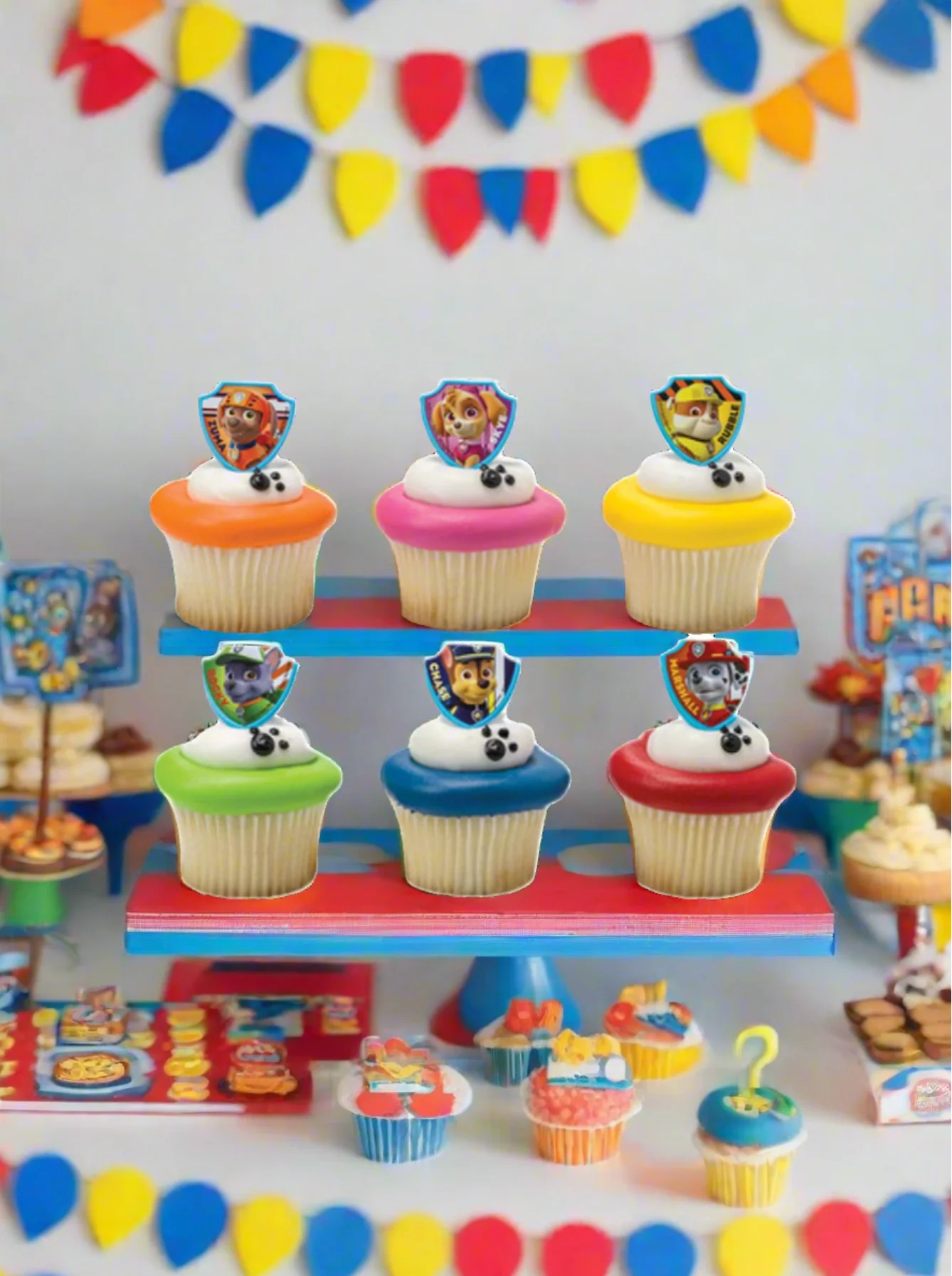 PAW Patrol Ruff Ruff Rescue Cupcakes - (Pack of 6) - Image 4