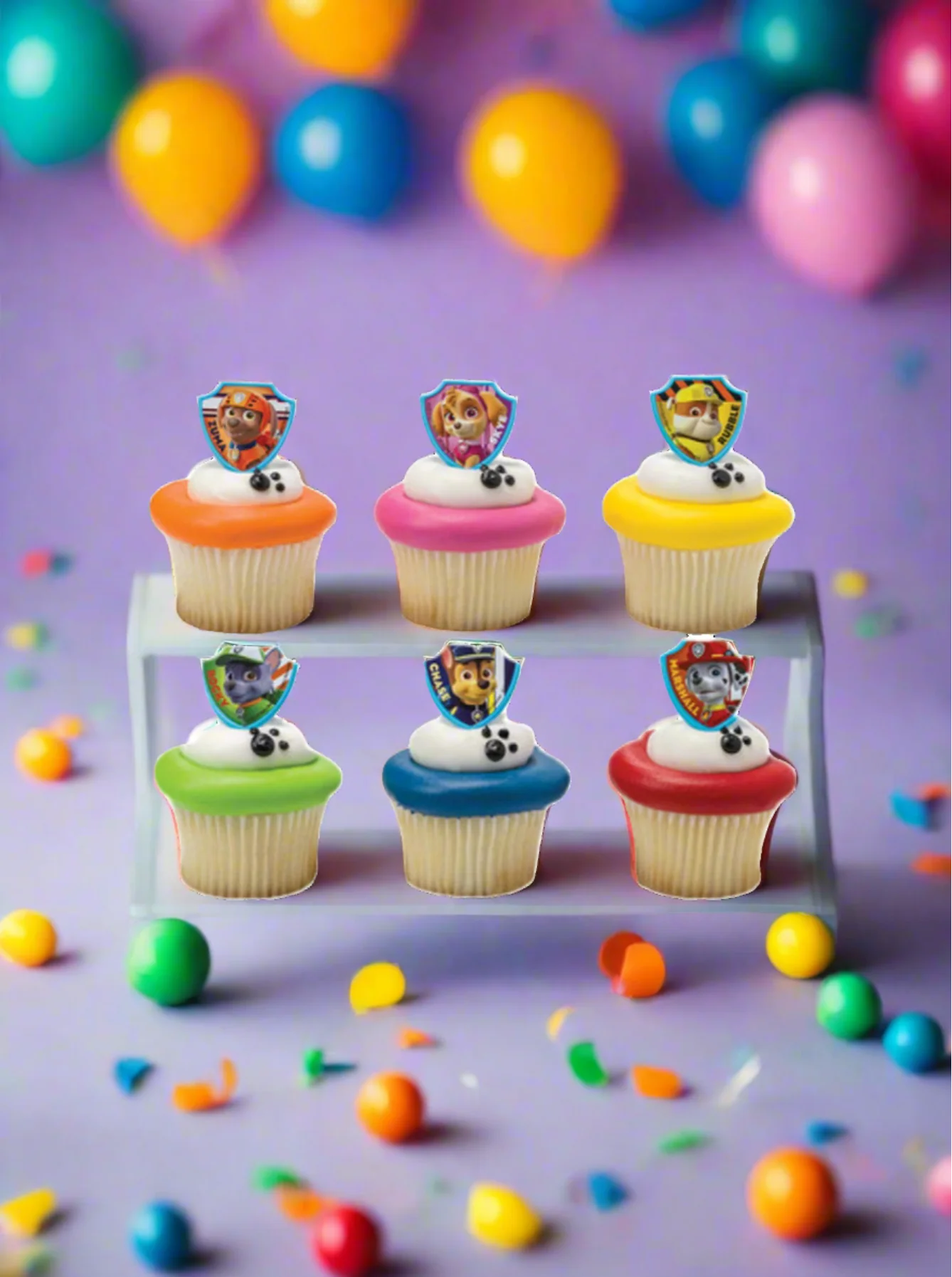 PAW Patrol Ruff Ruff Rescue Cupcakes - (Pack of 6) - Image 5