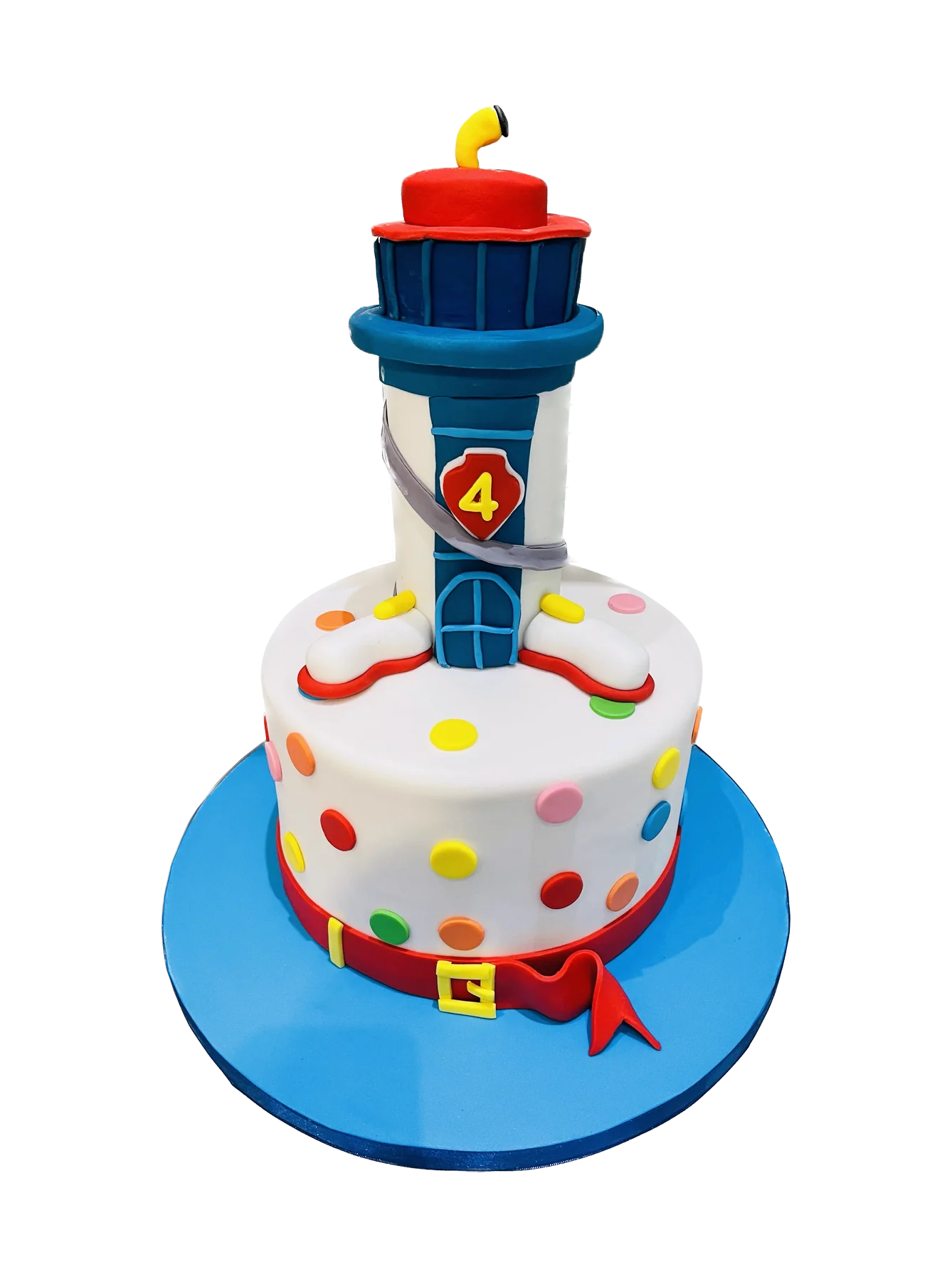Paw Patrol Tower Fondant Cake