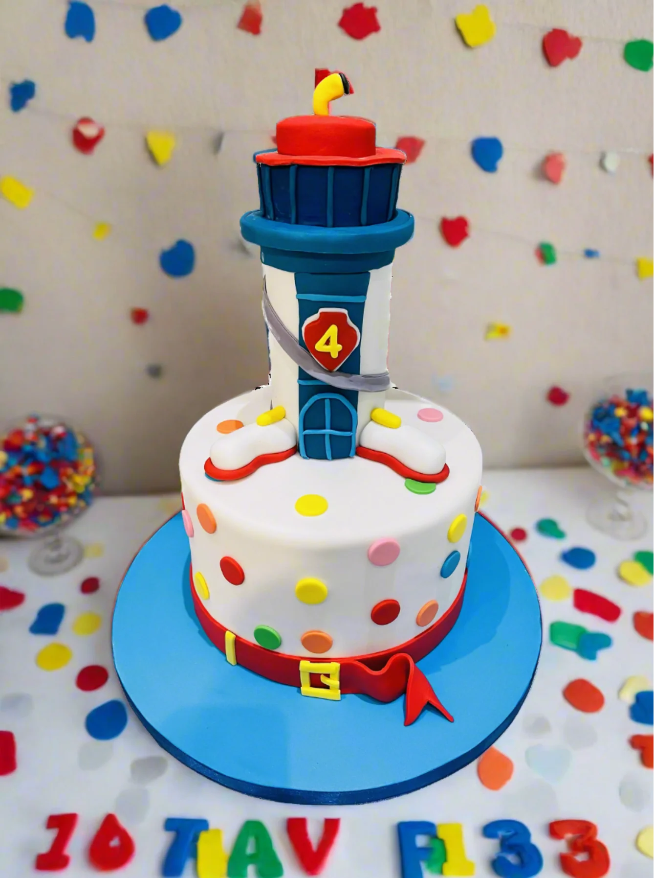 Paw Patrol Tower Fondant Cake - Image 2