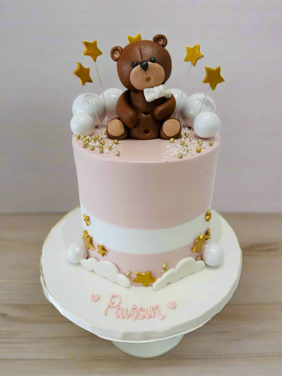 Pawan Teddy Cream Cake - Image 7