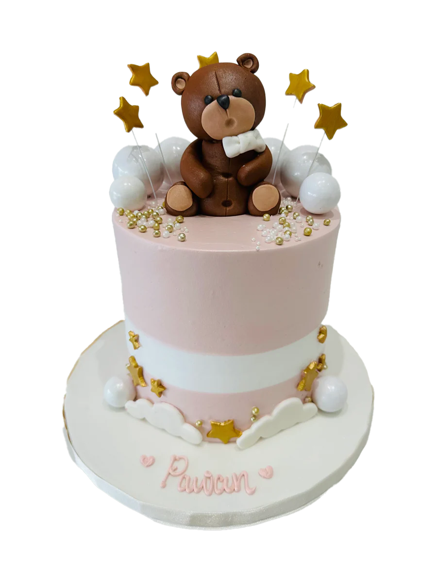 Pawan Teddy Cream Cake - Image 8