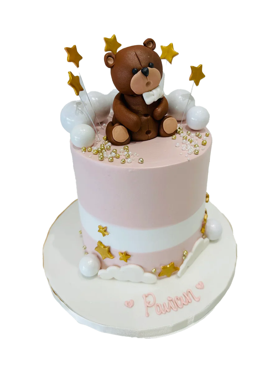 Pawan Teddy Cream Cake - Image 9