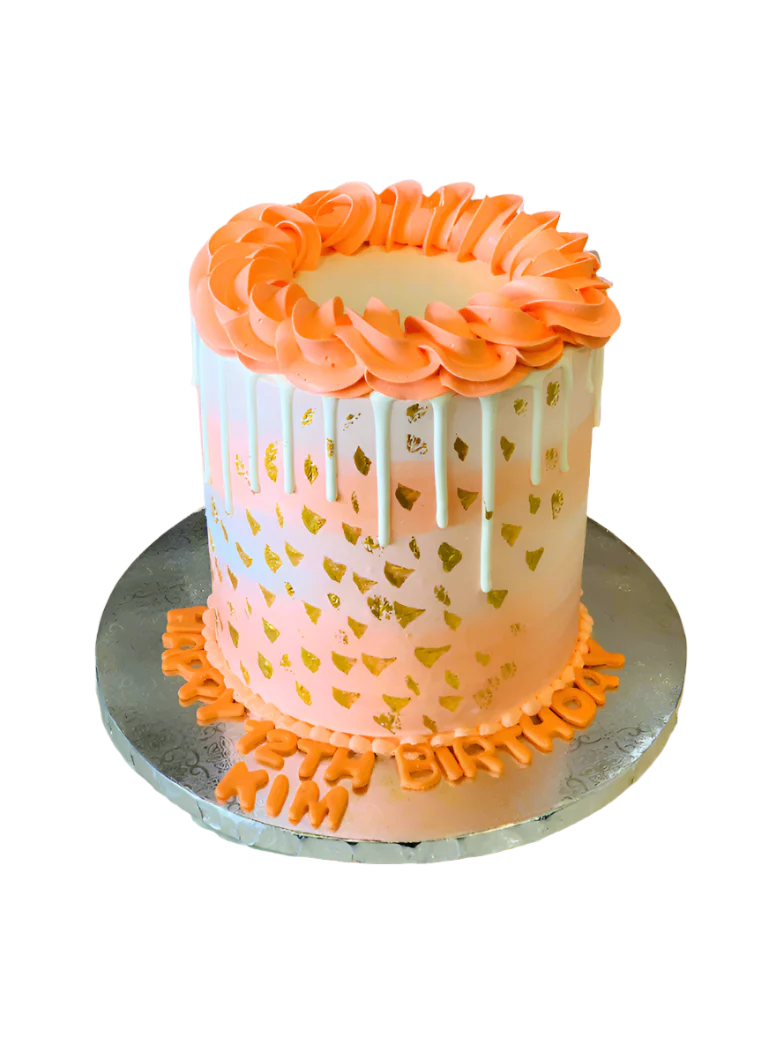 Peach Drizzle Cake