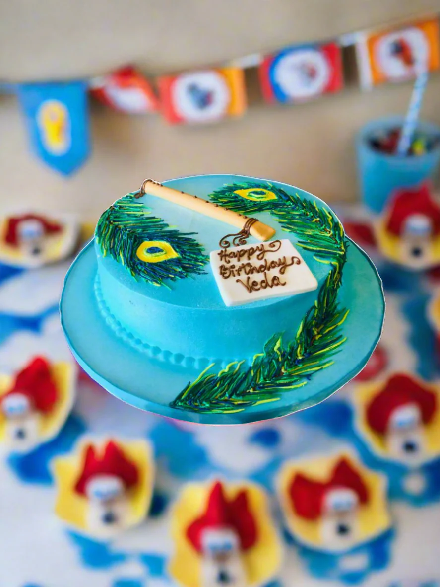Peacock Flute Cake - Image 3