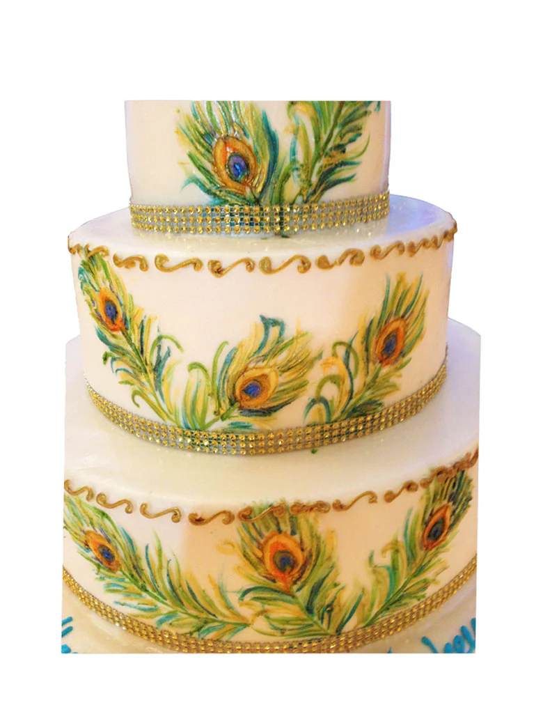Peacock Sweet Sixteen Cake - Image 7