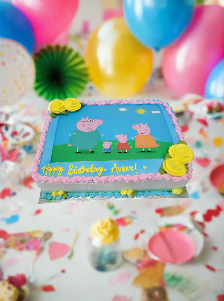Peppa Pig Photo Cake - Image 5