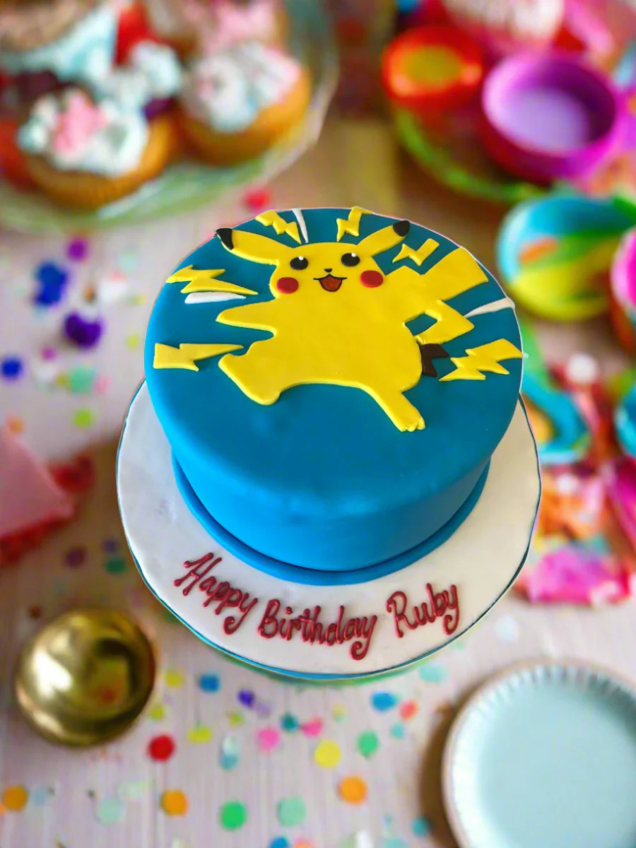 Pikachu Pokemon Fondant Cake - Image 3