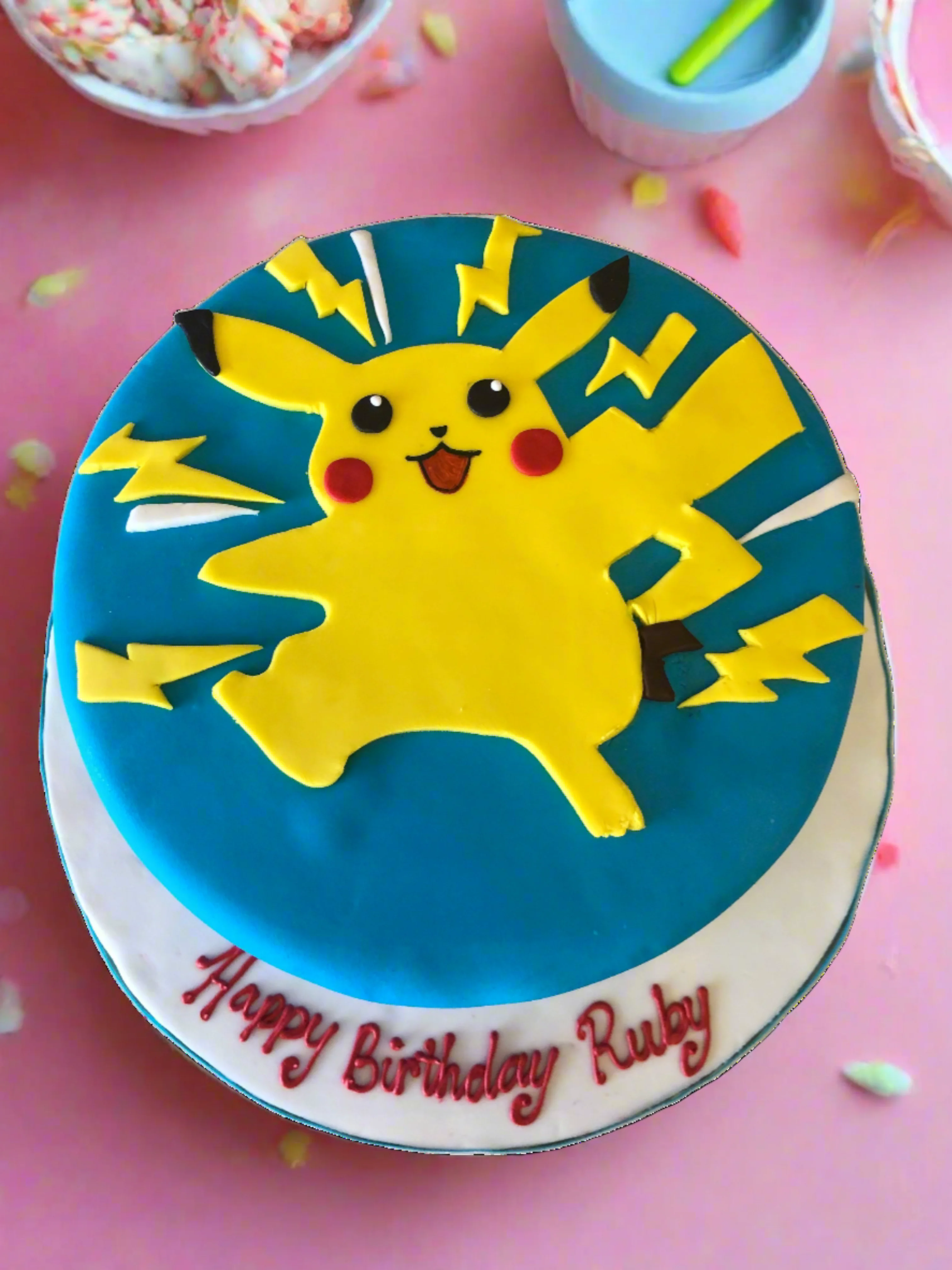 Pikachu Pokemon Fondant Cake - Image 7