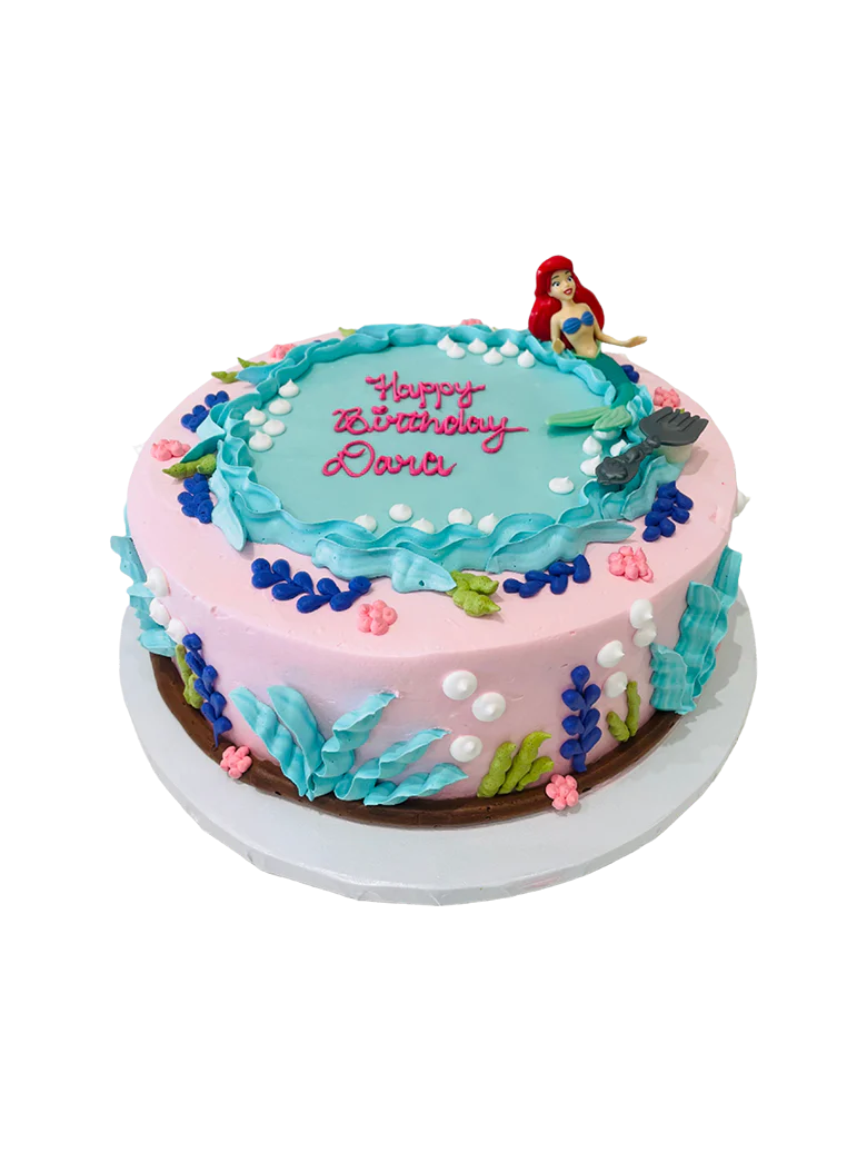 Pink Ariel Cream Cake