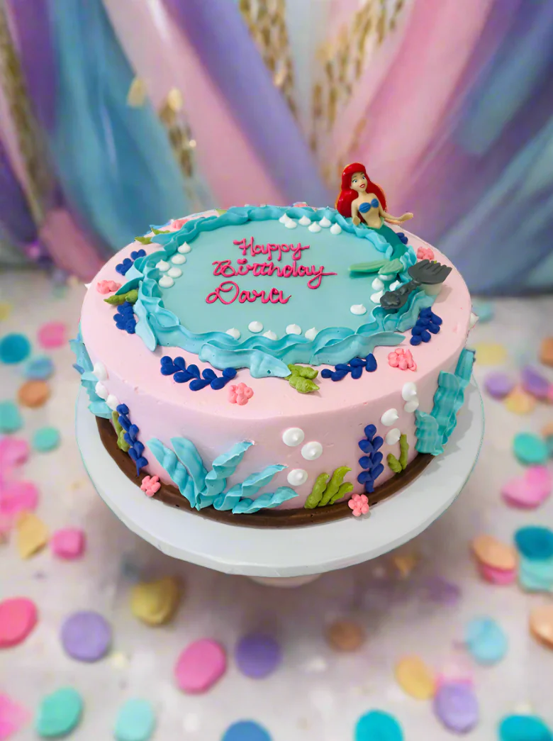 Pink Ariel Cream Cake - Image 2