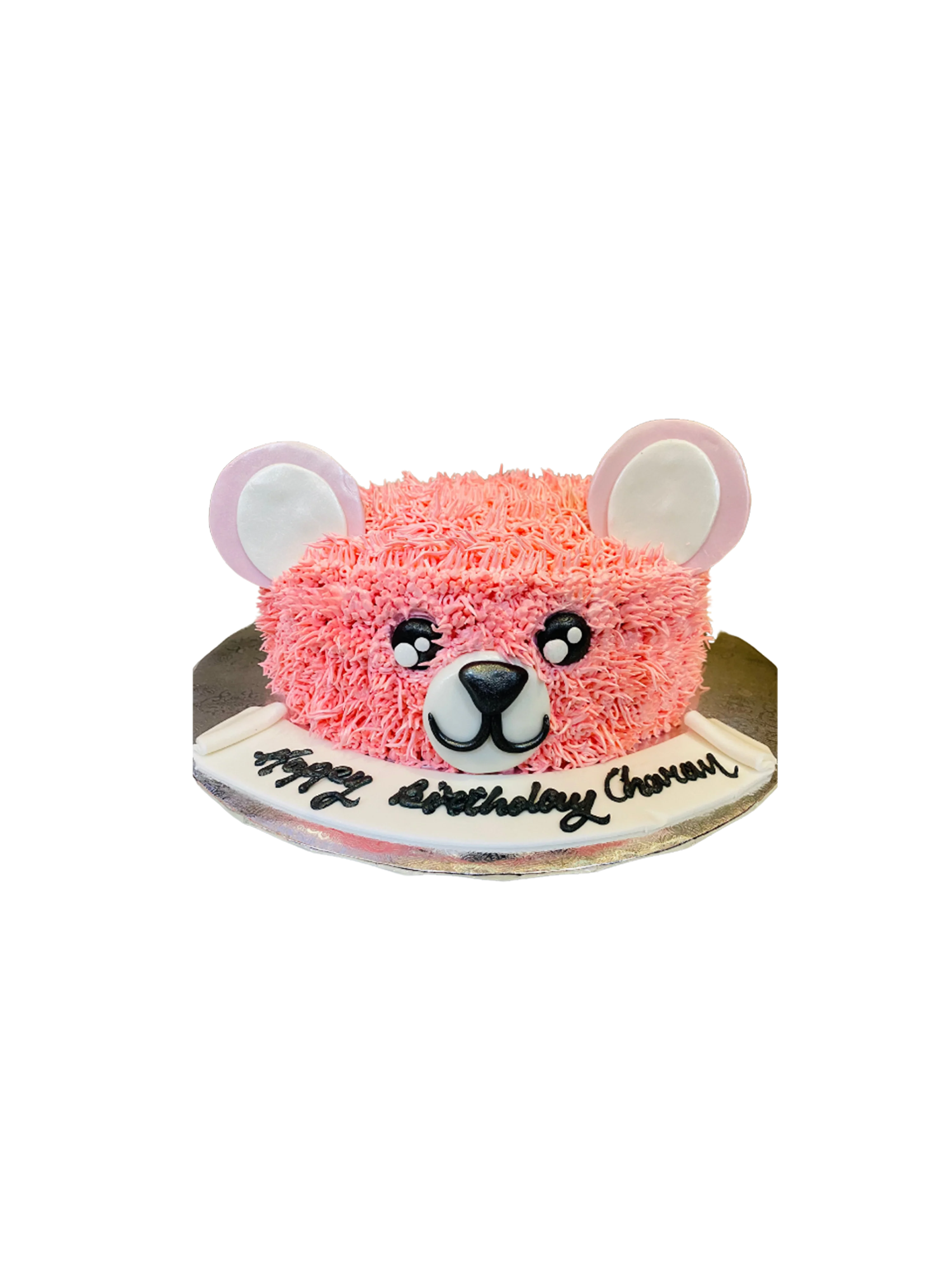 Pink Bear Cream Cake