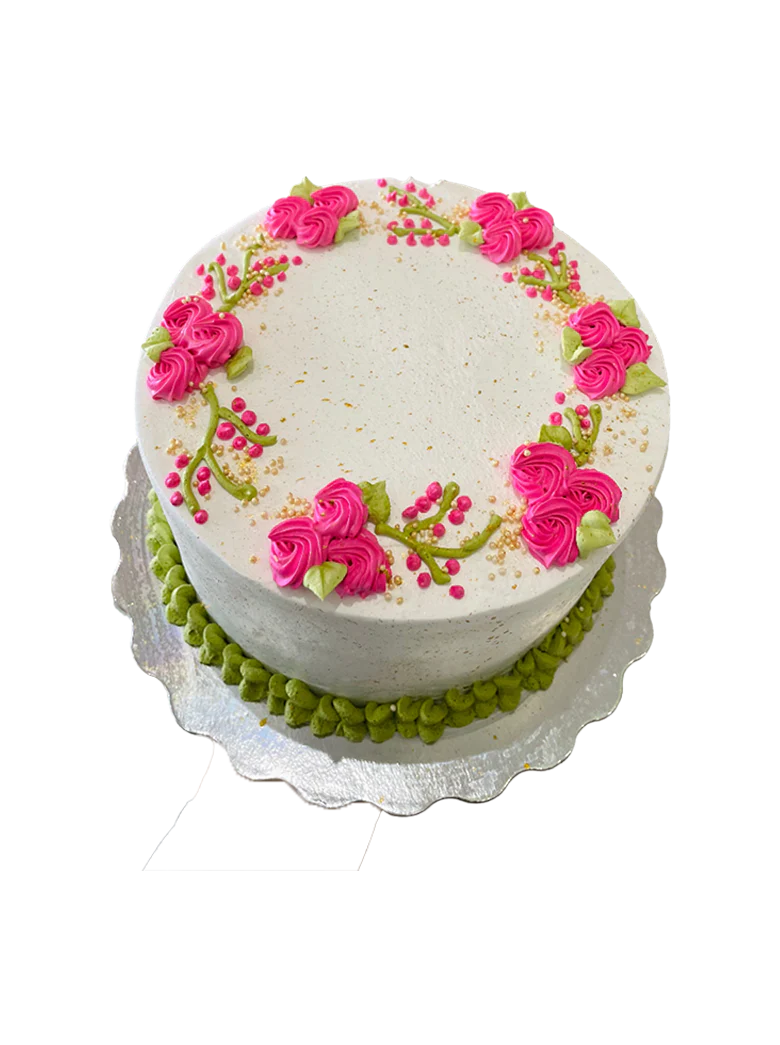 Pink Blossoms Cake