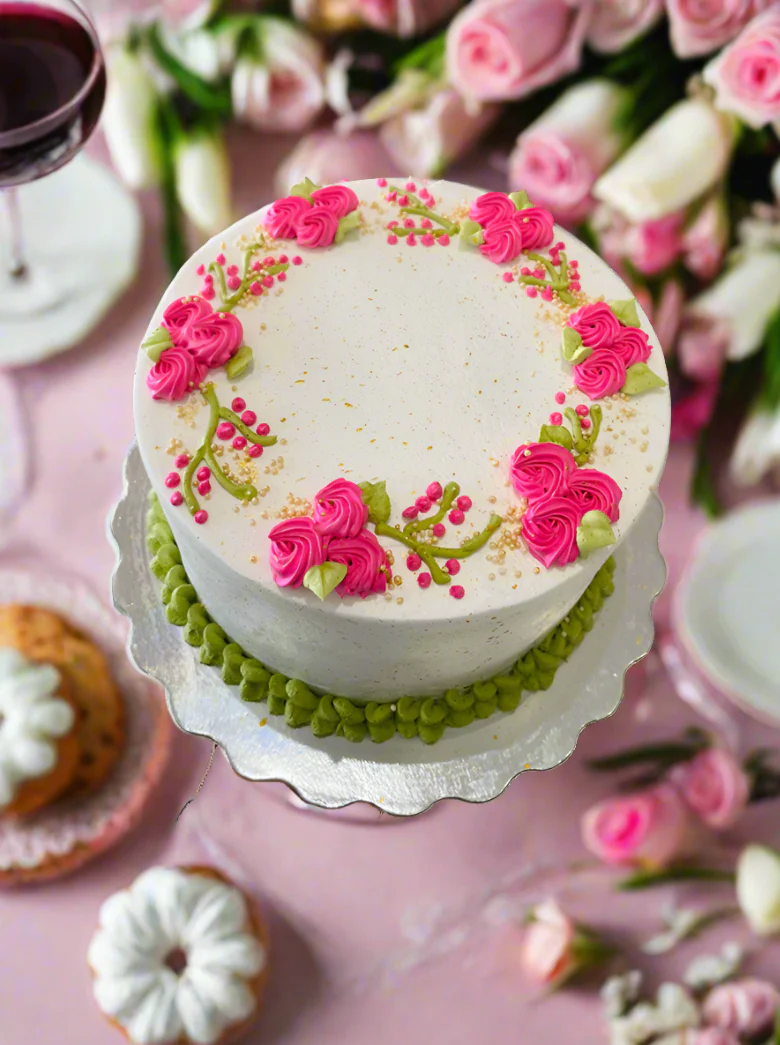 Pink Blossoms Cake - Image 2