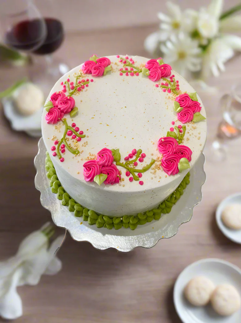 Pink Blossoms Cake - Image 3