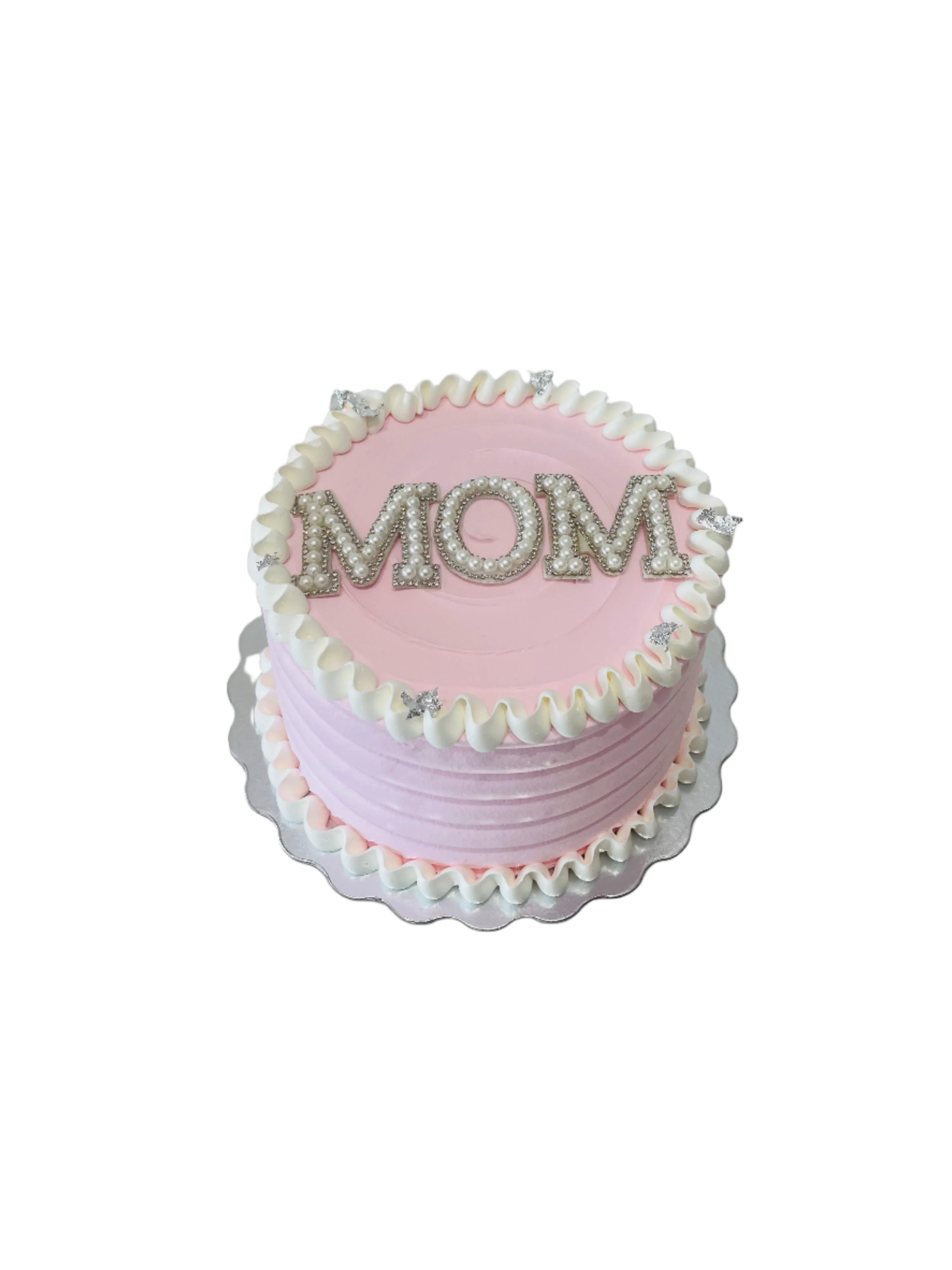 Pink Frilly Mother's Day Cake