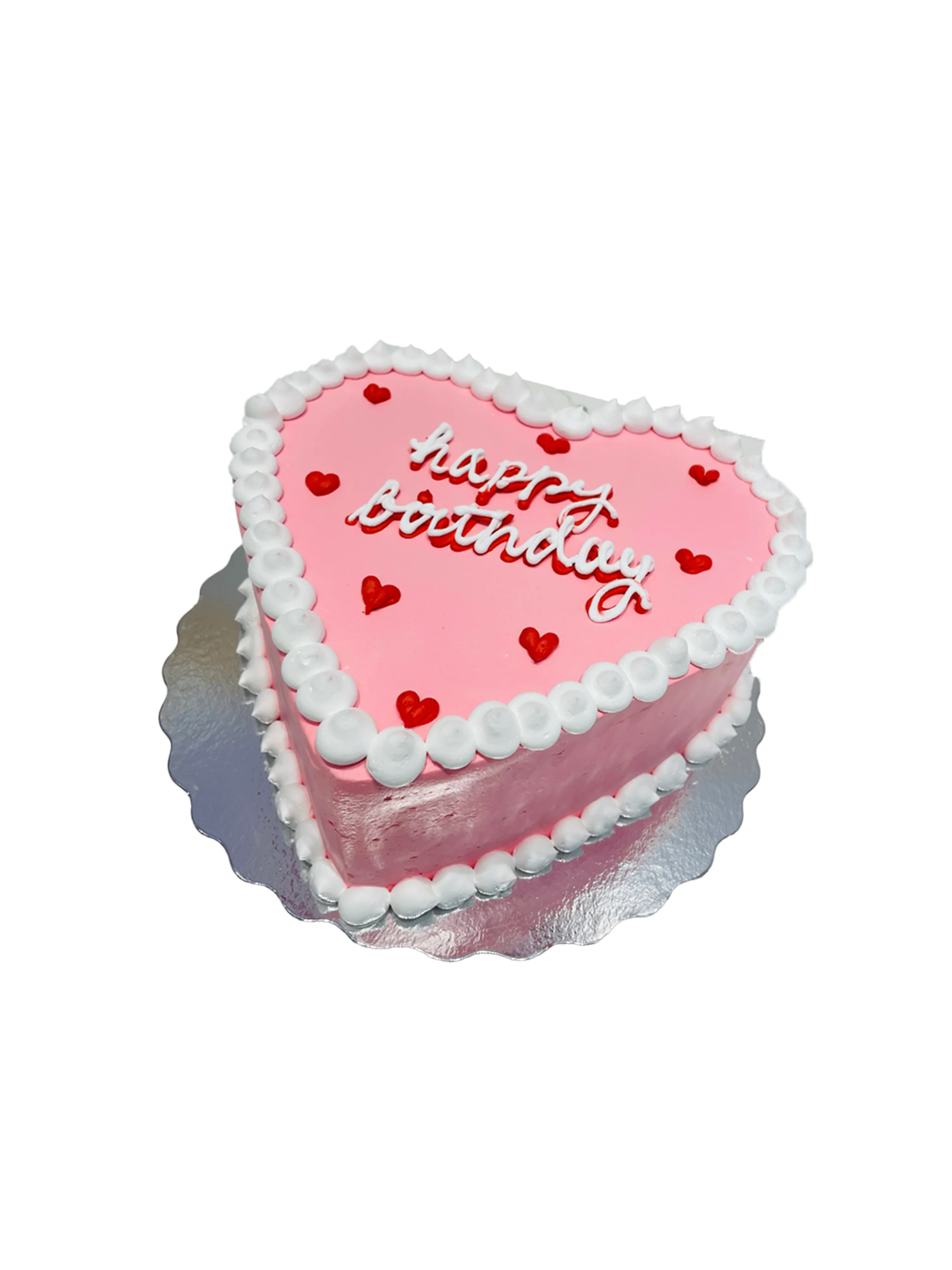 Pink Heart Blob Cake - Image 4