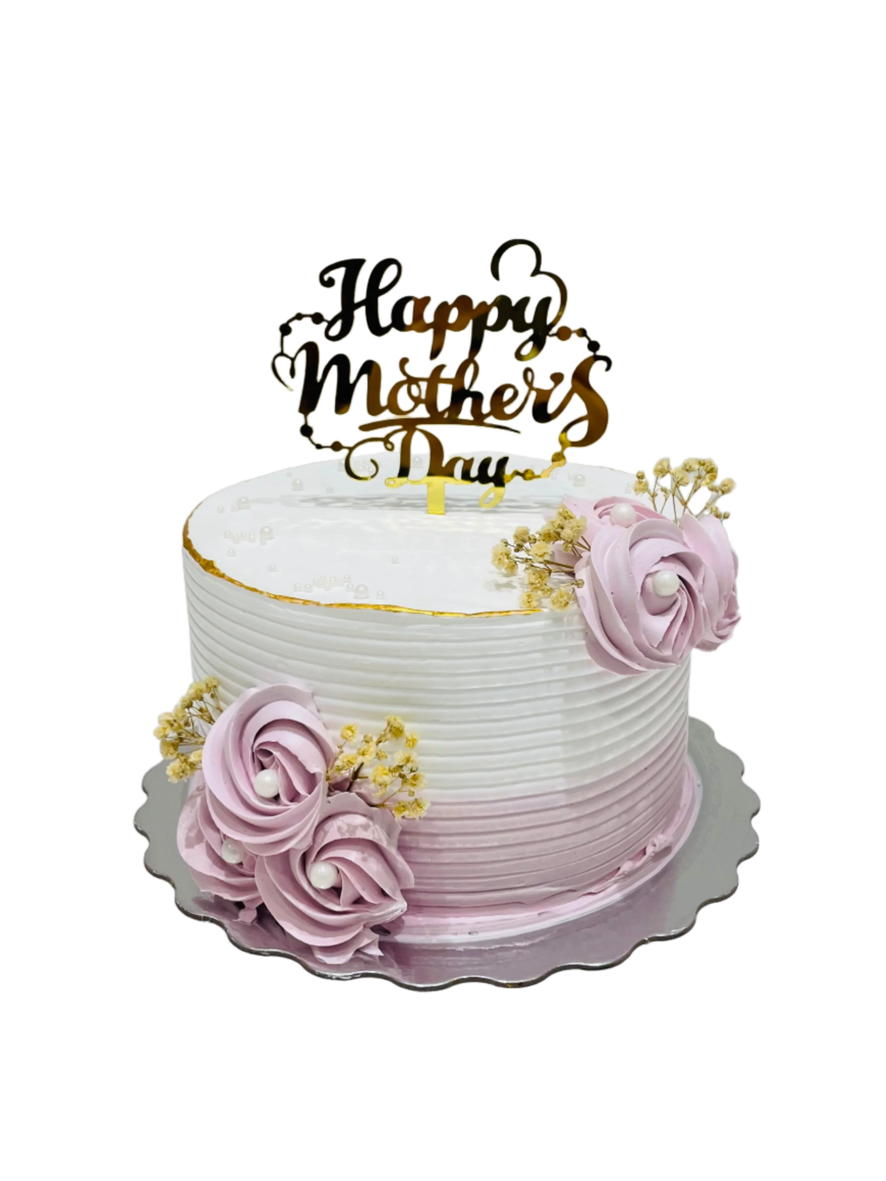 Pink Ivory Mother's Day Cake
