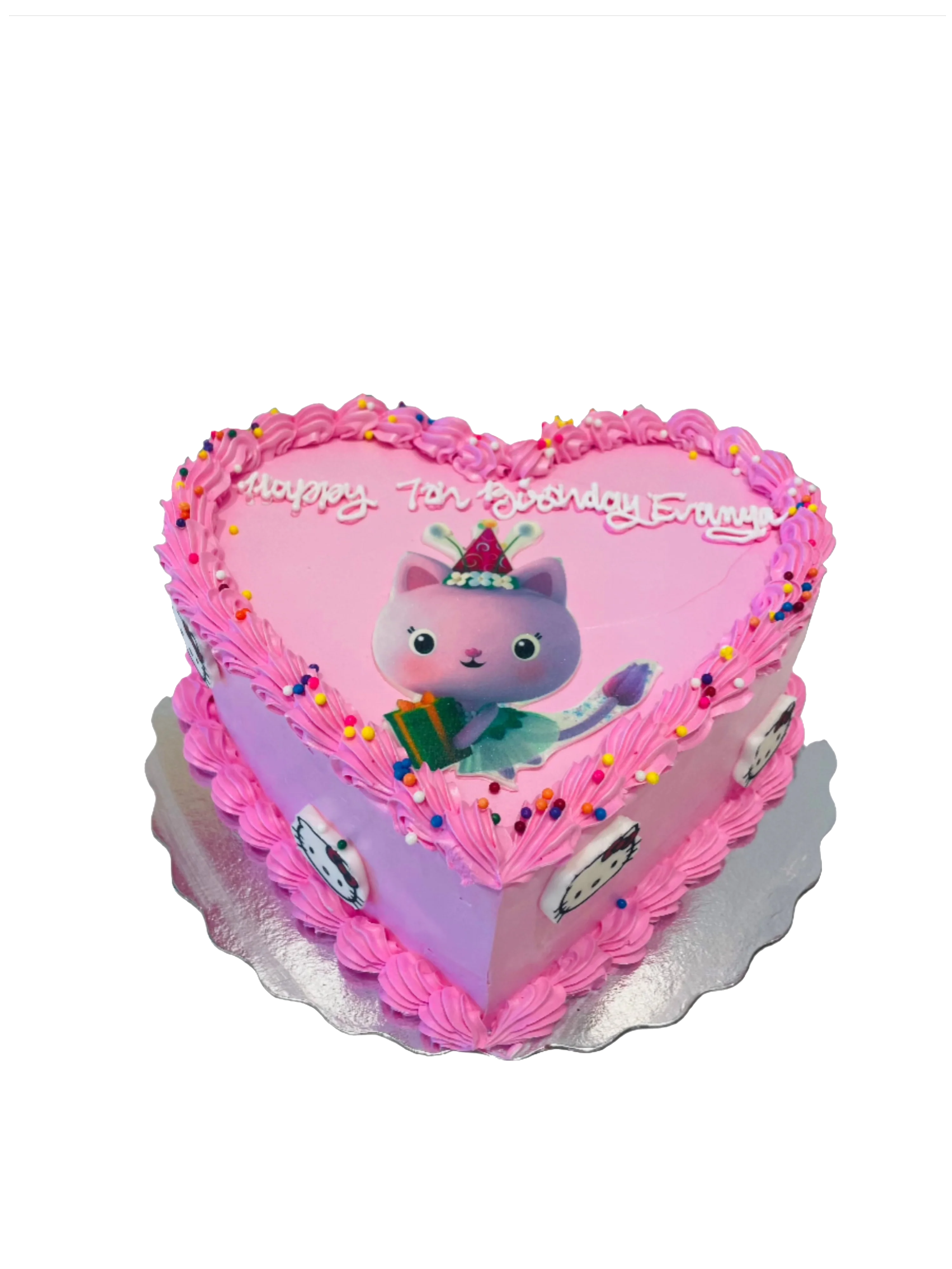 Pink Kitty Cream Cake