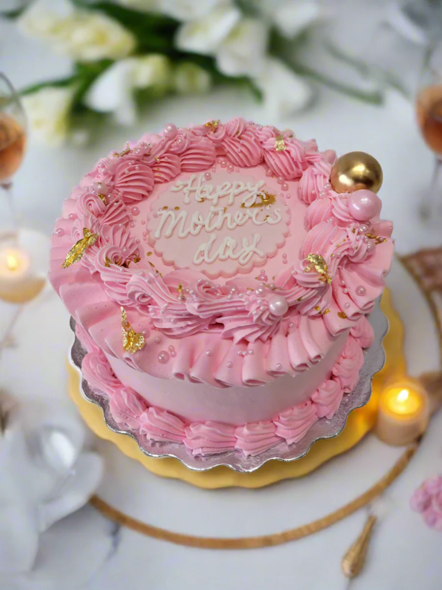 Pink Mother's Day Cake - Image 3