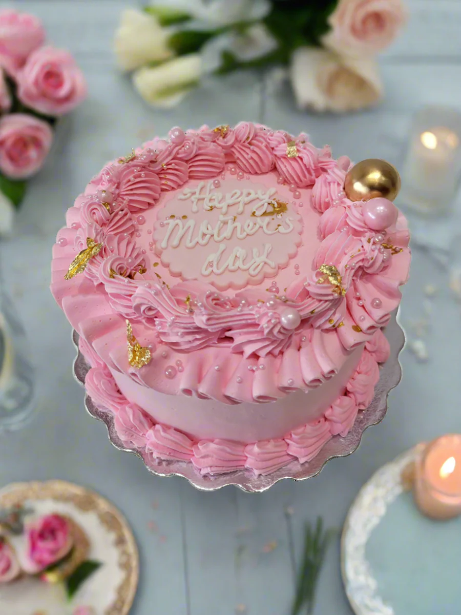 Pink Mother's Day Cake - Image 4