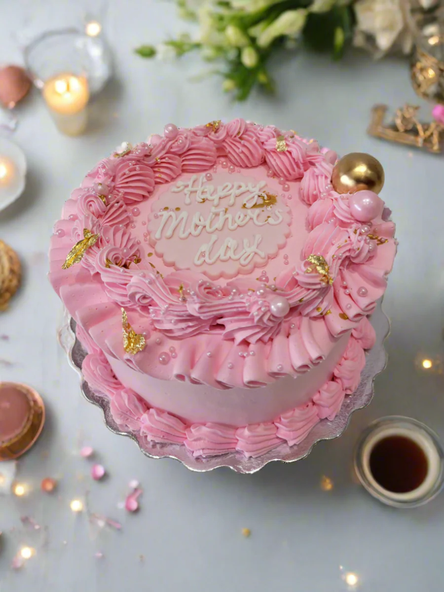 Pink Mother's Day Cake - Image 5