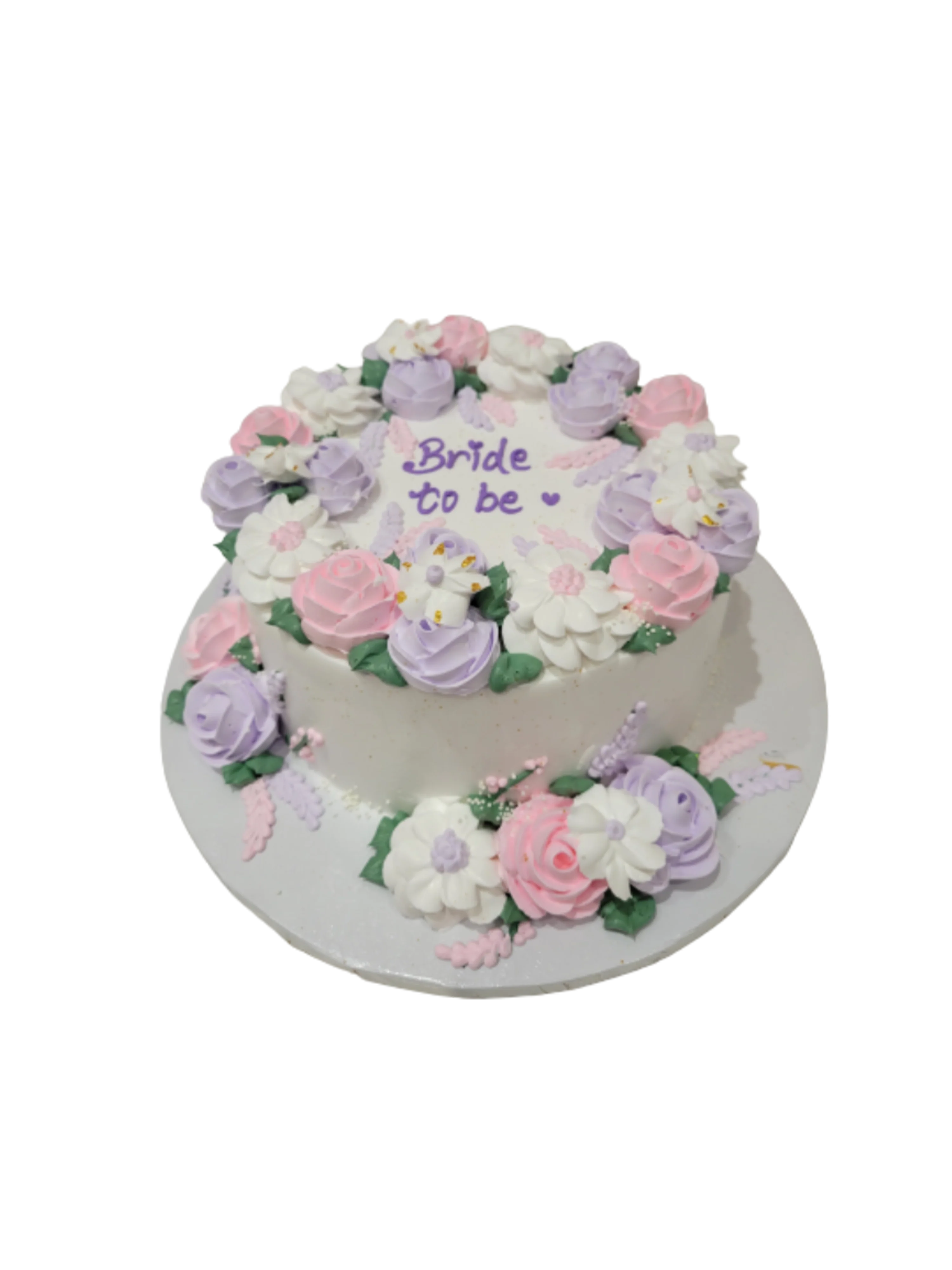 Pink & Purple Bride To Be Cake