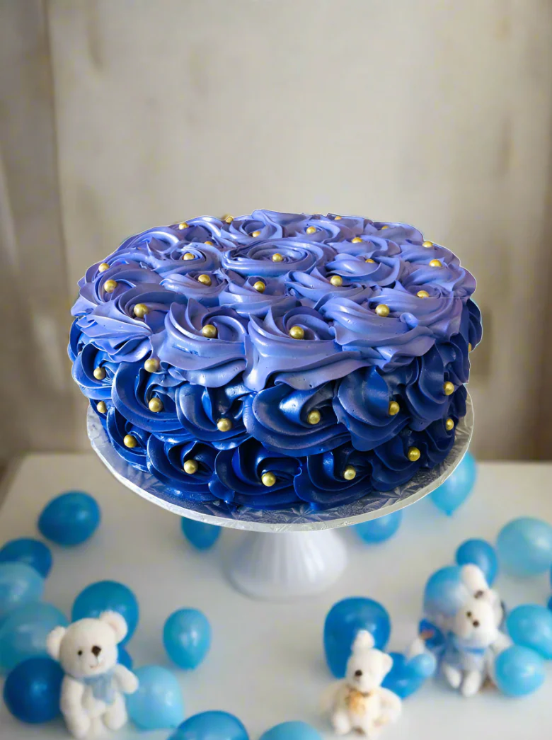 Pink Rosette Smash Cake - Image 5