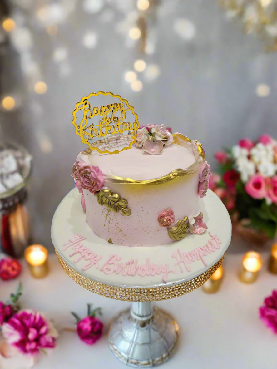 Pink Shimmer Cake - Image 3