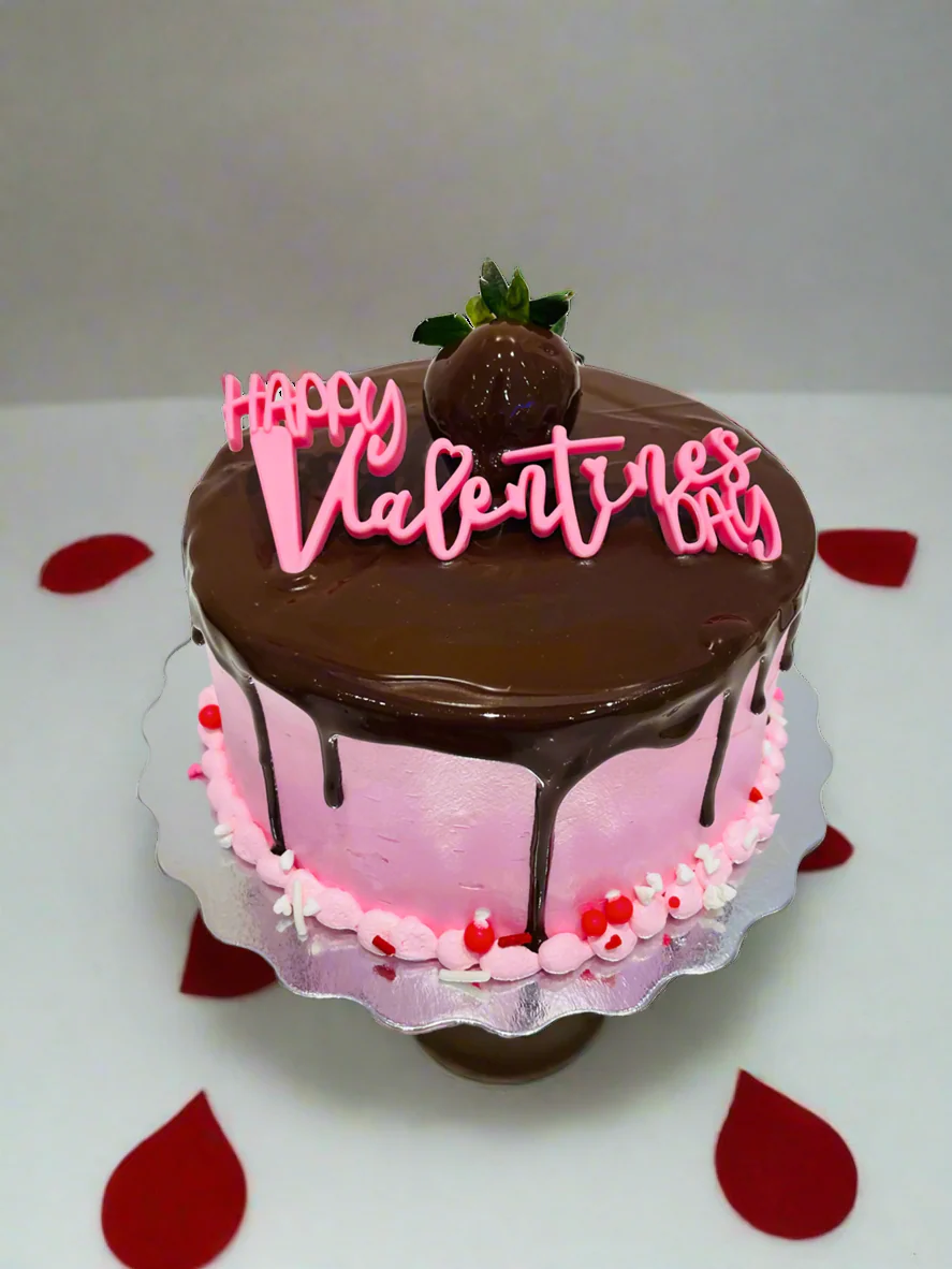 Pink Strawberry Choco Cake - Image 3