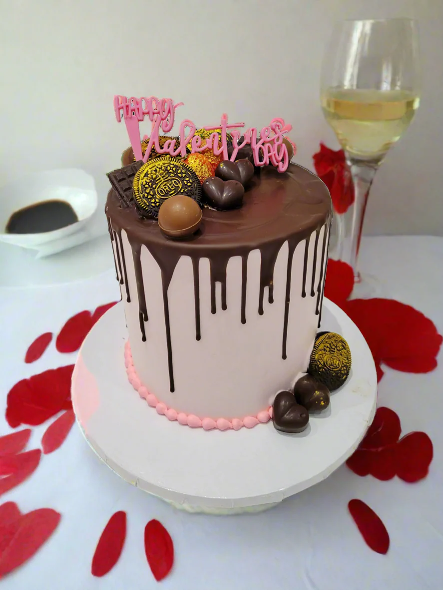 Pink Valentine Choco Cake - Image 2