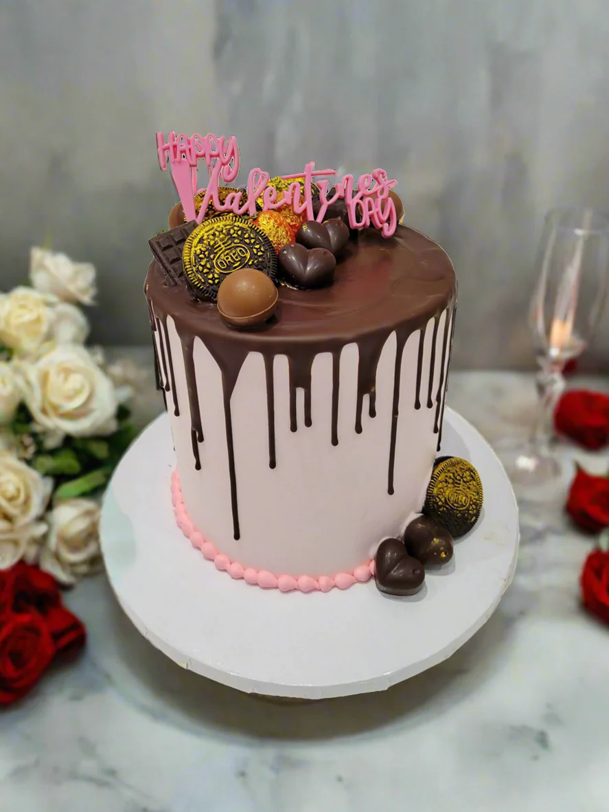 Pink Valentine Choco Cake - Image 3