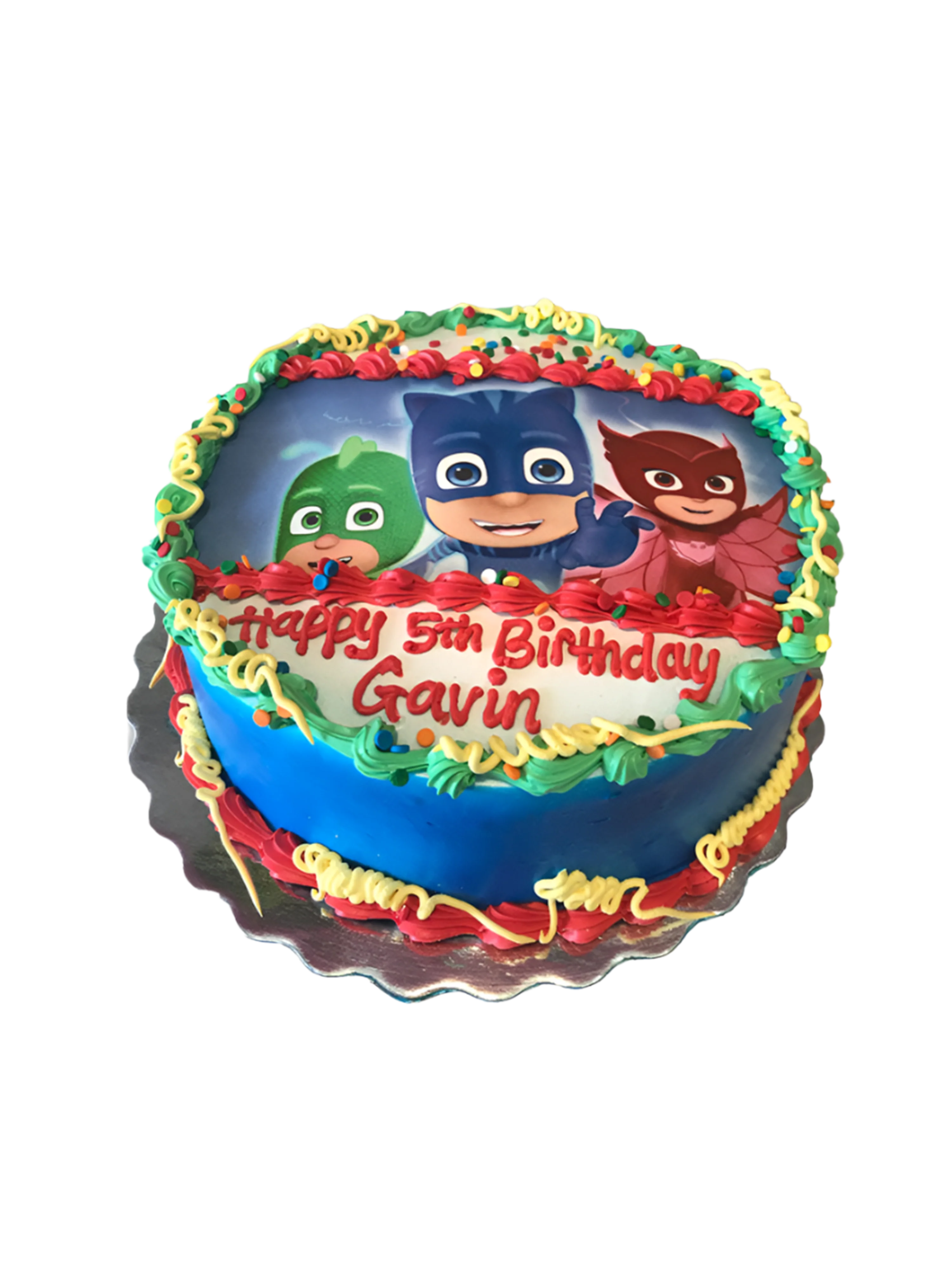Pj Mask Photo Cake