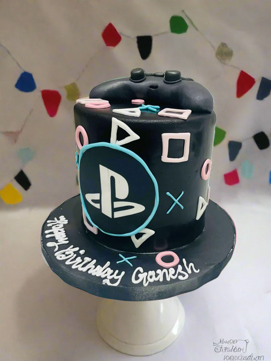 Playstation Fondant Cake - Image 2