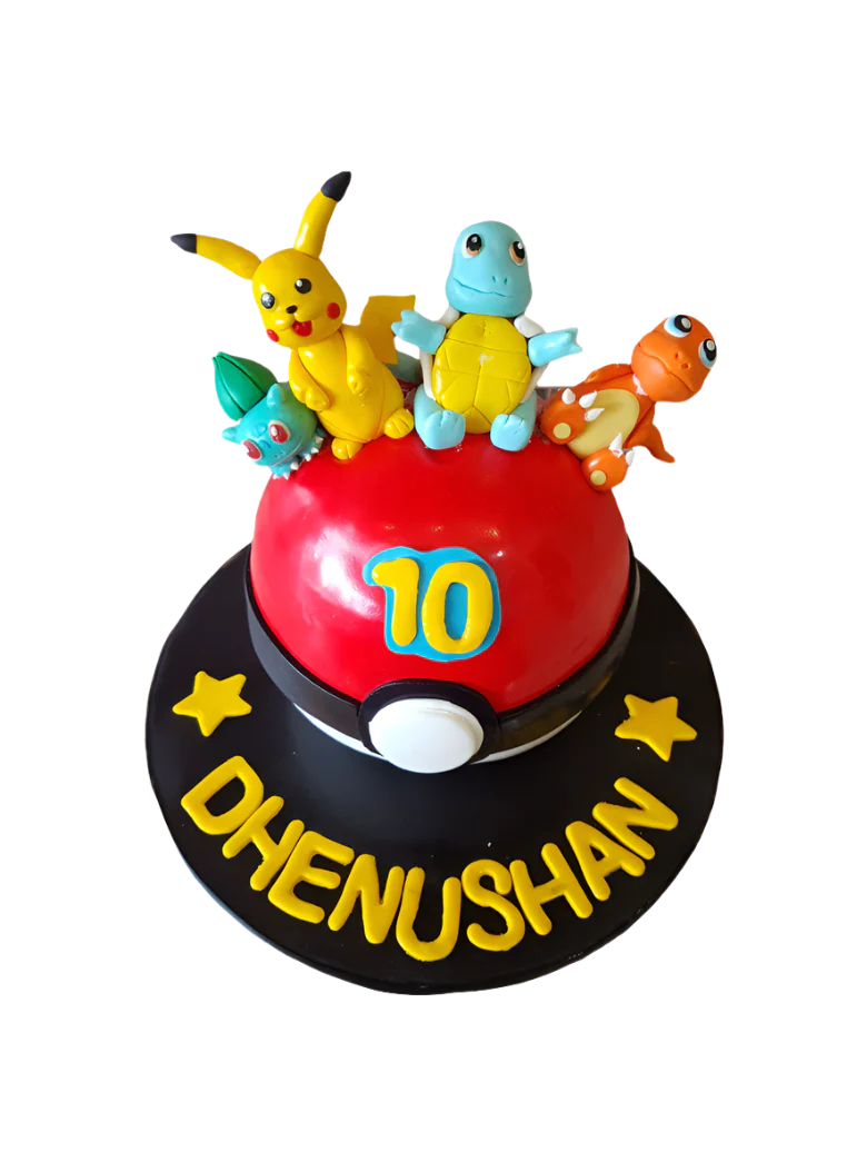 Pokemon Fondant Cake